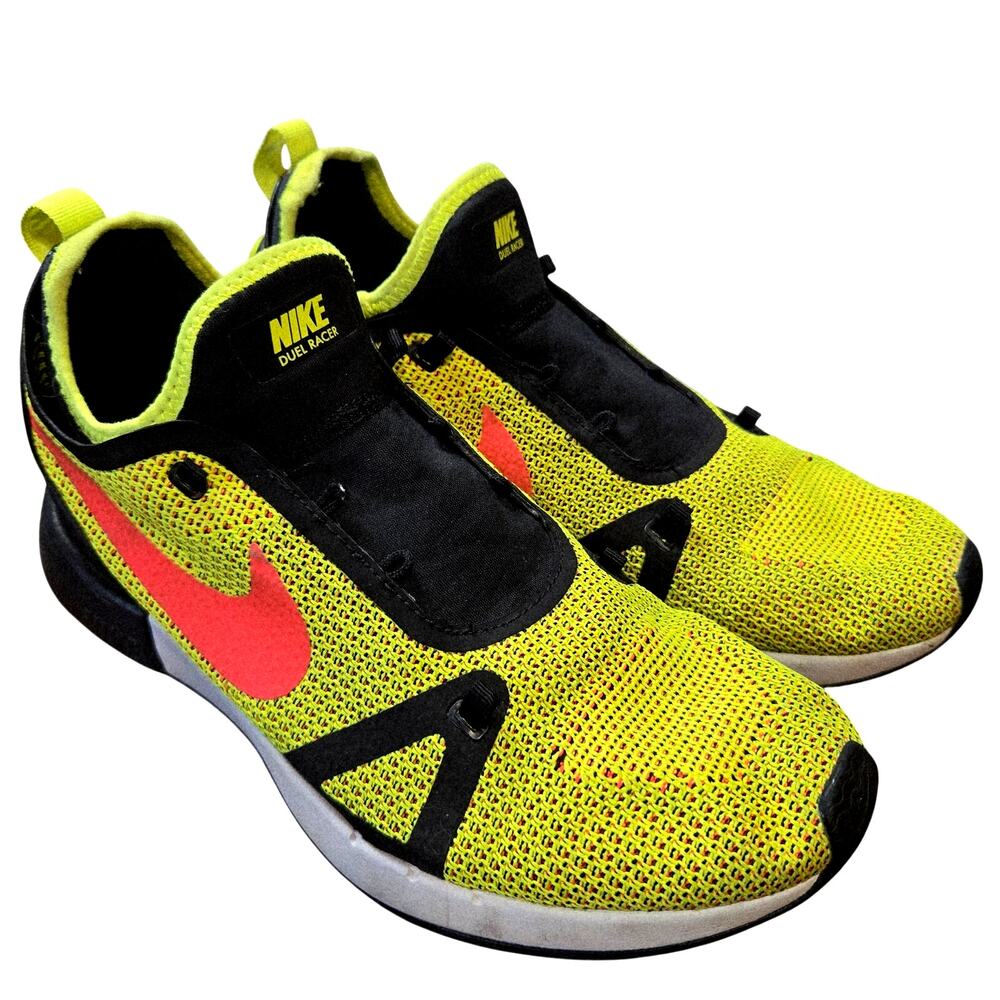 Nike 8.5 Dual Racer Yellow Men's Tennis Shoes Athletic Sneakers No Laces 8 1/2